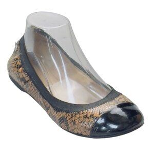 COLE HAAN Women's Shoes Snakeskin Ballet Flats Size 8.5